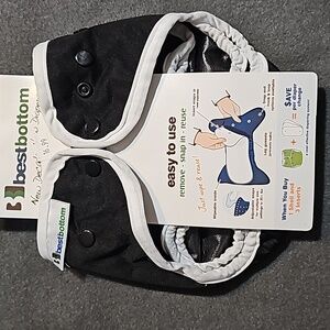 Best Bottom Cookies 'n Cream Snap Cloth Diaper Cover